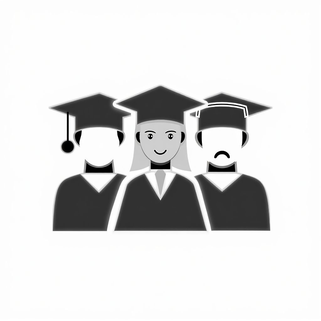 Icono de estudiantes graduados